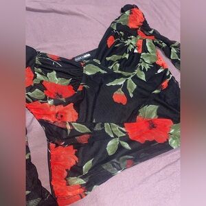 Fashion Nova Floral Top